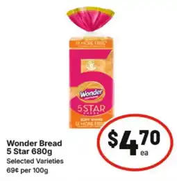IGA Wonder Bread 5 Star offer
