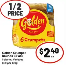 IGA Golden Crumpet Rounds offer