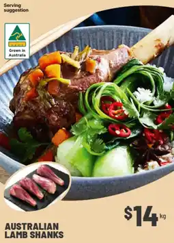 IGA Australian lamb shanks offer