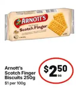IGA Arnott's Scotch Finger Biscuits offer