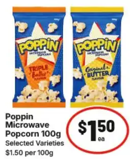 IGA Poppin Microwave Popcorn offer