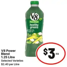 IGA V8 Power Blend 1.25 Litre offer