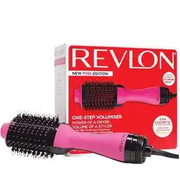 Woolworths Revlon One-Step Volumiser Original 1.0 Blowout 70mm Brush Pink offer