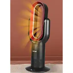 Woolworths Spector Bladeless Fan Heater Airflow 28’’ Timer Remote Control Oscillating Low DB offer