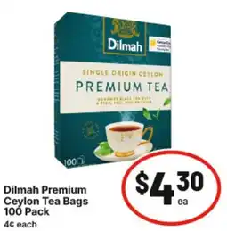 IGA Dilmah Premium Ceylon Tea Bags offer