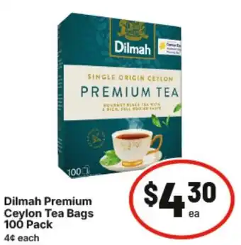 IGA Dilmah Premium Ceylon Tea Bags offer