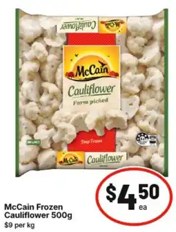 IGA McCain Frozen Cauliflower offer