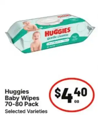 IGA Huggies Baby Wipes offer