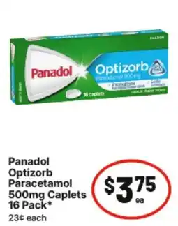 IGA Panadol Optizorb Paracetamol 500mg Caplets offer