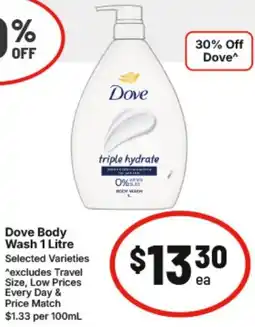 IGA Dove Body Wash offer