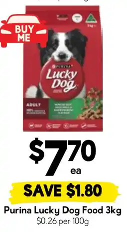 Drakes Purina Lucky Dog Food offer