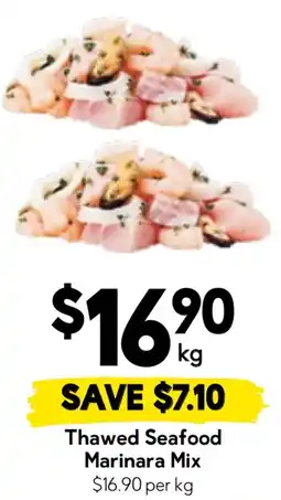 Drakes Thawed Seafood Marinara Mix offer