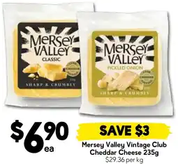 Drakes Mersey Valley Vintage Club Cheddar Cheese offer