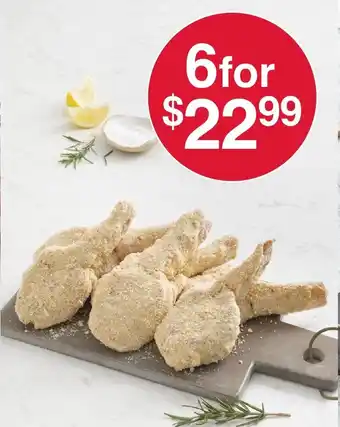 Crumbed Lamb Cutlets