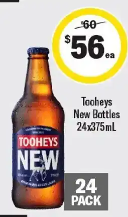 Liquorland Tooheys New Bottles offer
