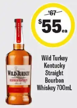 Liquorland Wild Turkey Kentucky Straight Bourbon Whiskey offer