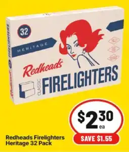 IGA Redheads Firelighters Heritage offer