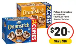 IGA Peters Drumstick or Summer Faves offer