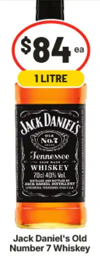 IGA Jack Daniel's Old Number 7 Whiskey offer
