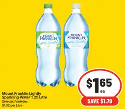 IGA Mount Franklin Lightly Sparkling Water offer