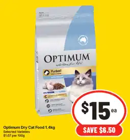 IGA Optimum Dry Cat Food offer