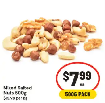 IGA Mixed Salted Nuts offer