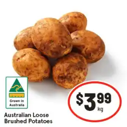 IGA Australian Loose Brushed Potatoes offer