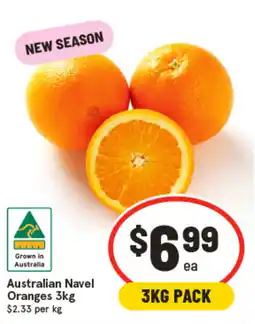 IGA Australian Navel Oranges offer