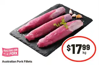 IGA Australian Pork Fillets offer