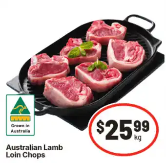 IGA Australian Lamb Loin Chops offer