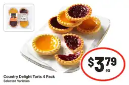 IGA Country Delight Tarts offer