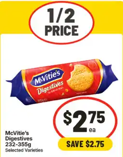 IGA McVitie's Digestives offer
