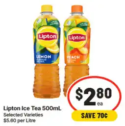 IGA Lipton Ice Tea offer