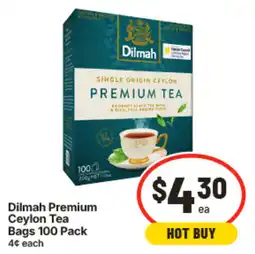 IGA Dilmah Premium Ceylon Tea offer