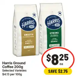 IGA Harris Ground Coffee offer