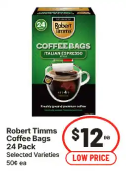 IGA Robert Timms Coffee Bags offer