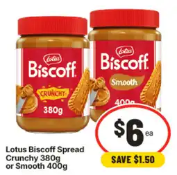 IGA Lotus Biscoff Spread Crunchy or Smooth offer
