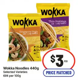 IGA Wokka Noodles offer