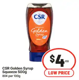 IGA CSR Golden Syrup Squeeze offer