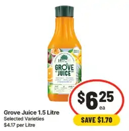 IGA Grove Juice offer