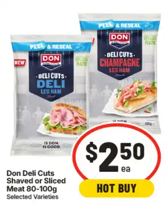 IGA Don Deli Cuts Shaved or Sliced Meat offer