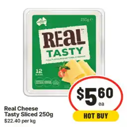 IGA Real Cheese Tasty Sliced offer