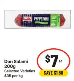 IGA Don Salami offer