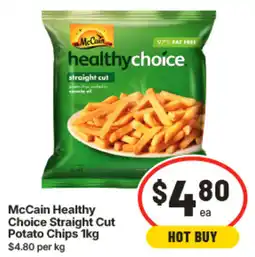 IGA McCain Healthy Choice Straight Cut Potato Chips offer