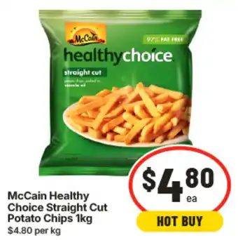 IGA McCain Healthy Choice Straight Cut Potato Chips offer