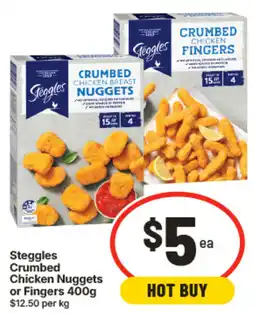 IGA Steggles Crumbed Chicken Nuggets or Fingers offer