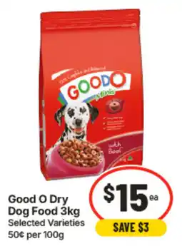IGA Good O Dry Dog Food offer