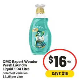 IGA OMO Expert Wonder Wash Laundry Liquid offer