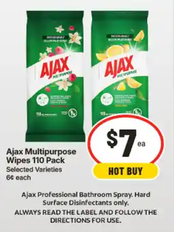 IGA Ajax Multipurpose Wipes offer