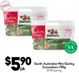 Drakes South Australian Mini Quirky Cucumbers offer